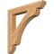 Ekena Millwork Legacy Slat Smooth Bracket, Western Red Cedar, 3 1/2"W x 26"D x 26"H BKT04X26X26LEC06SWR - alternate 1